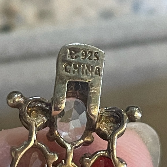 925 & multi color gems - Picture 3 of 10